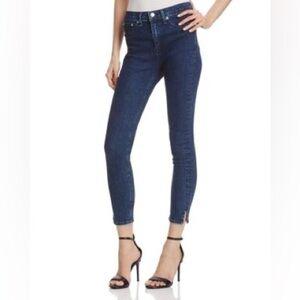 Rag & Bone 10 inch Skinny Capri Dark Paz Jeans